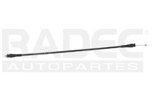 001-1207-06 CHICOTE CERRADURA FD ECONOLINE 92-08 40.6 CM CORTO PUERTA TRASERA LATERAL ABATIBLE DER