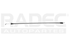 001-1217-19 CHICOTE CERRADURA FD FIESTA 03-10/ECOSPORT 04-07 51.5CM TRASERA DER/IZQ