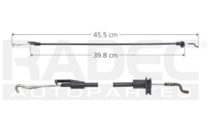 001-3115-08 CHICOTE CERRADURA VW POINTER 06-10 2/4 PUERTAS 48 CM DELANTERA DER/IZQ