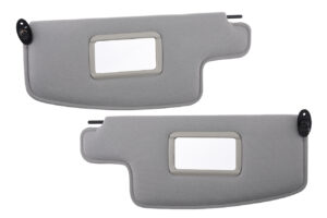 001-3117-02 JGO VISERA VW SEDAN 77-03 JUEGO JGO VISERAS 2 PIEZAS CON ESPEJO ARENA TELA DER/IZQ