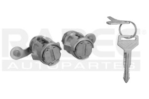 002-3007-09 CILINDRO PUERTA TY HILUX 89-95 JUEGO METAL CROMO DER/IZQ MNJ