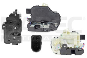 002-3102-03 CHAPA PUERTA VW BEETLE 98-11/GOLF 00-06/JETTA CLASICO 08-15/A4 99-07/PASSAT 99-05/BORA 05-10 ST IBIZA 03-08 ELECTRICA 8 PINS 12VCC DELANTERA IZQ