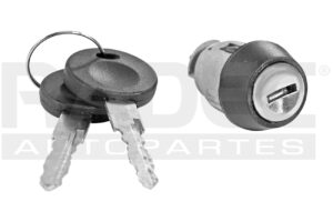 002-3111-08 CILINDRO DE IGNICION VW GOLF 93-98 1 PIEZA METAL NEGRO 12VCC MNJ