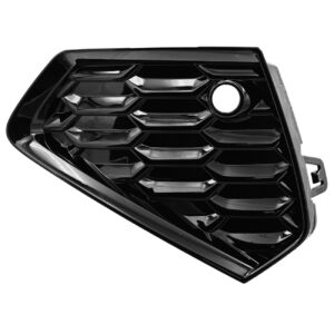 003-0201-08 REJILLA FASCIA TRASERA AD A3 22-24 NEGRA BRILLANTE C/HOYO P/SENSOR DER