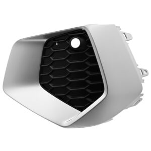 003-0201-11 REJILLA FASCIA DELANTERA AD A3 22-24 C/MOLDURA PLATA C/HOYO P/SENSOR IZQ