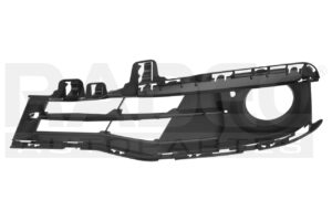 003-0301-11 REJILLA FASCIA DELANTERA BW SERIE 3 14-18 C/HOYO P/FARO (TIPO 1) DEPO IZQ