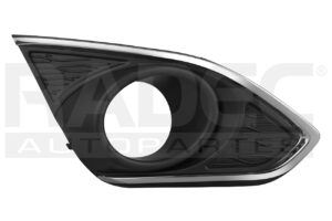 003-0666-30 REJILLA FASCIA DELANTERA CV SPARK 13-17 F/CROMADO C/HOYO P/FARO LS/LT/LTZ/ L4 4 CILIDROS 1.4L 5 PUERTAS DER