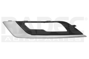 003-1221-37 REJILLA FASCIA DELANTERA FD FUSION 17-18 C/FILO CROMADO SE/TITANIUM/S/SE ADVANCE L4 4 CILINDROS 2.0/2.5 L 5 PUERTAS IZQ