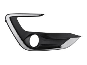 003-1254-12 REJILLA FASCIA DELANTERA FD FIGO 19-20 C/HOYO P/FARO F/CROMADO ENERGY/IMPULSE/TITANIUM L3 3 CILINDROS 1.5L 4/5 PUERTAS DER