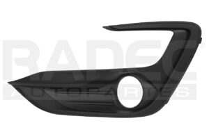 003-1254-15 REJILLA FASCIA DELANTERA FD FIGO 19-21 C/HOYO P/FARO TITANIUM/ L4 4 CILINDROS 1.5L 4 PUERTAS IZQ