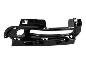 003-1605-25 REJILLA FASCIA DELANTERA JP GRAND CHEROKEE 14-16 C/HOYO P/FARO NEGRA BRILLANTE IZQ