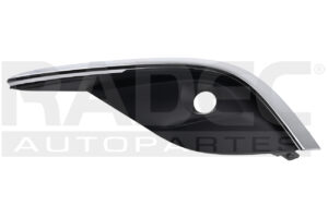 003-1902-15 REJILLA FASCIA DELANTERA MZ 6 16-18 C/MOLDURA CROMADA C/HOYO P/FARO IZQ