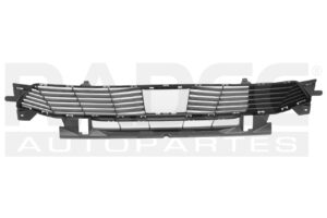 003-2410-08 REJILLA FASCIA DELANTERA PG 3008 21-23 ALLURE/FELINE/BASE/GT LINE L4 4 CILNDROS 1.6/2.0L 5 PUERTAS INFERIOR CENTRAL