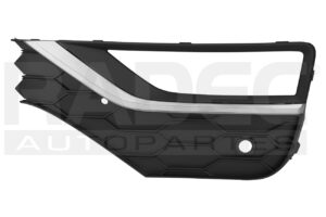 003-3125-23 REJILLA FASCIA DELANTERA VW AMAROK 18-19 CROMADA C/HOYO P/FARO ENTRY/HIGHLINE/STARLINE/STARLINE L4/V6 4/6 CILINDROS 2.0L 4 PUERTAS IZQ