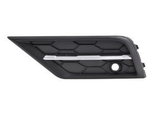 003-3126-17 REJILLA FASCIA DELANTERA VW TIGUAN 18-20 C/HOYO P/SENSOR F/CROMADO COMFORTLINE/HIGHLINE/TRENDLINE/SE/SEL/ L4 4 CILINDROS 1.4/2.0L 5 PUERTAS IZQ