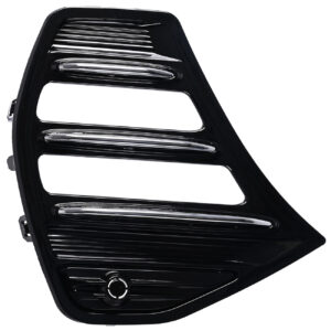 003-5702-04 REJILLA FASCIA DELANTERA CH TIGGO 7 PRO 23 NEGRA BRILLANTE C/MOLDURA CROMADA DER