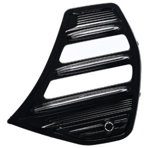 003-5702-05 REJILLA FASCIA DELANTERA CH TIGGO 7 PRO 23 NEGRA BRILLANTE C/MOLDURA CROMADA IZQ