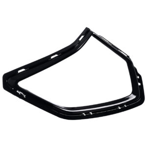 003-6100-01 REJILLA FASCIA DELANTERA OM C5 23-24 NEGRA BRILLANTE C/HOYO P/FARO IZQ