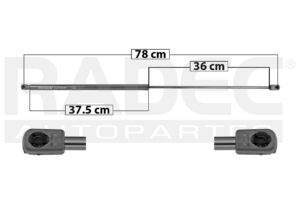 004-0608-03 AMORTIGUADOR COFRE CV CAMARO 10-15 SP
