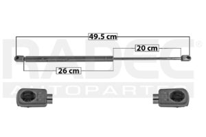 004-0614-07 AMORTIGUADOR 5TA PUERTA CV CHEVY 05-08 DER/IZQ MNJ