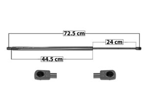 AMO22 AMORTIGUADOR 5TA PTA GM VENTURE 97-04 L/R N-TW