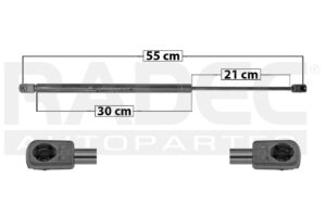 004-0652-01 AMORTIGUADOR 5TA PUERTA CV ZAFIRA 99-05 DER/IZQ MNJ