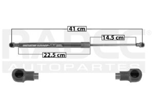 004-0666-02 AMORTIGUADOR 5TA PUERTA CV SPARK 16-20 SP DER/IZQ