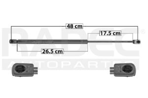 004-0904-01 AMORTIGUADOR 5TA PUERTA DG CALIBER 07-12 DER/IZQ MNJ