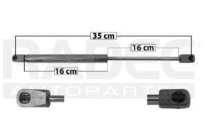 004-0906-02 AMORTIGUADOR COFRE DG CHARGER 11-14 DER/IZQ MNJ