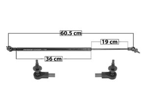 AMO49 AMORTIGUADOR 5TA PTA DODGE DURANGO 98-04 L/R