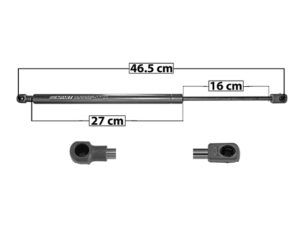 AMV13 AMORTIGUADOR VIDRIO FD ESCAPE 01-07 LH=RH