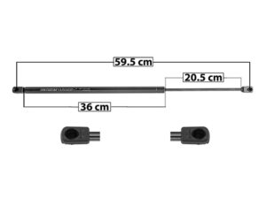 AMO20 AMORTIGUADOR 5TA PTA FD FIESTA 03-06 L/R N-TW