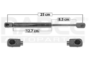 004-1227-03 AMORTIGUADOR COFRE FD MONDEO 01-06 DER/IZQ MNJ
