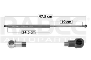 004-1301-05 AMORTIGUADOR COFRE HD ACCORD 4P SEDAN/2P COUPE 13-17 SP 7886 DER/IZQ
