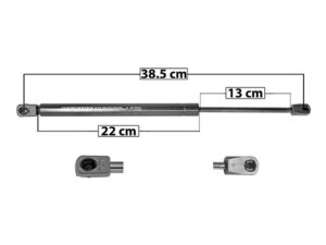 004-1605-11 AMORTIGUADOR VIDRIO 5TA PUERTA JP GRAND CHEROKEE 05-10 DER/IZQ
