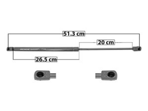 004-1605-13 AMORTIGUADOR 5TA PUERTA JP GRAND CHEROKEE 08-10 DER/IZQ