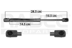 004-1605-18 AMORTIGUADOR COFRE JP GRAND CHEROKEE 99-04 TK DER/IZQ MNJ