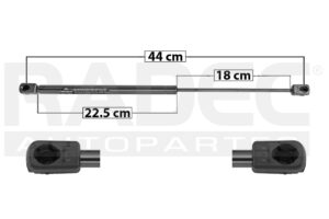 004-1607-04 AMORTIGUADOR COFRE JP LIBERTY 02-07 DER/IZQ MNJ