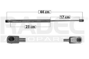 004-1607-05 AMORTIGUADOR VIDRIO 5TA PUERTA JP LIBERTY 08-13 SP 8180 DER/IZQ