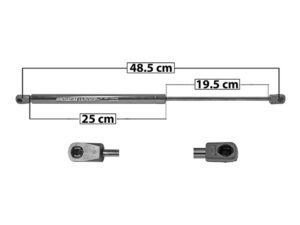 AMC19 AMORTIGUADOR COFRE FORD LINCOLN NAVIGATOR 97-02 L/R