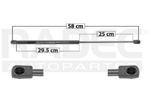 004-2101-06 AMORTIGUADOR COFRE MN COOPER 02-06 DER/IZQ MNJ