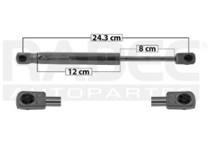 004-2101-08 AMORTIGUADOR COFRE MN COOPER 08-13 DER/IZQ MNJ