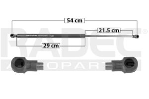004-2206-00 AMORTIGUADOR 5TA PUERTA MT MIRAGE 15-20 SP DER/IZQ