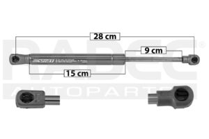 004-2310-06 AMORTIGUADOR CAJUELA NS MAXIMA 09-14 SP DER/IZQ