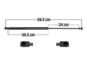 AMO46 AMORTIGUADOR 5TA PTA NISSAN PATHFINDER 86-95 LH=RH