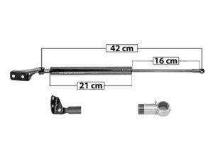 AMO53 AMORTIGUADOR 5TA PTA NISSAN TIIDA 07-18 L/R