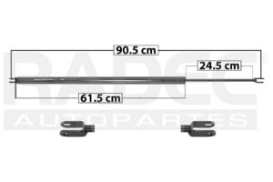 004-2322-01 AMORTIGUADOR CAJUELA NS URVAN 81-93 TK DER/IZQ SP