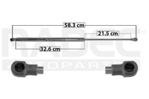 004-2324-02 AMORTIGUADOR 5TA PUERTA NS X-TRAIL 07-13 TK MNJ