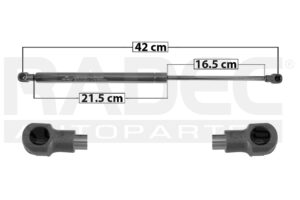 004-2604-01 AMORTIGUADOR 5TA PUERTA RN MEGANE 02-08 TK DER/IZQ MNJ