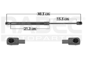004-2612-02 AMORTIGUADOR 5TA PUERTA RN DUSTER 10-15 TK DER/IZQ MNJ